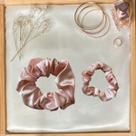 Load image into Gallery viewer, Rose Pink Scrunchie