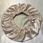 Load image into Gallery viewer, Sage Green and Cream | Reversible Bonnet
